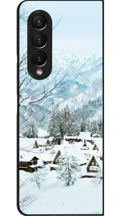 Coque Samsung Galaxy Z Fold3 5G - Winter 25 Winter snowy landscape
