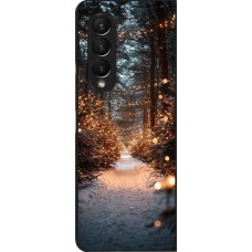 Coque Samsung Galaxy Z Fold3 5G - Winter 25 Winter snowy road