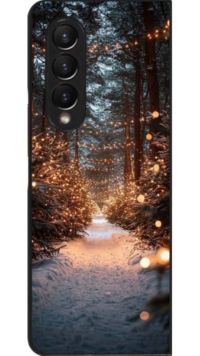 Coque Samsung Galaxy Z Fold3 5G - Winter 25 Winter snowy road