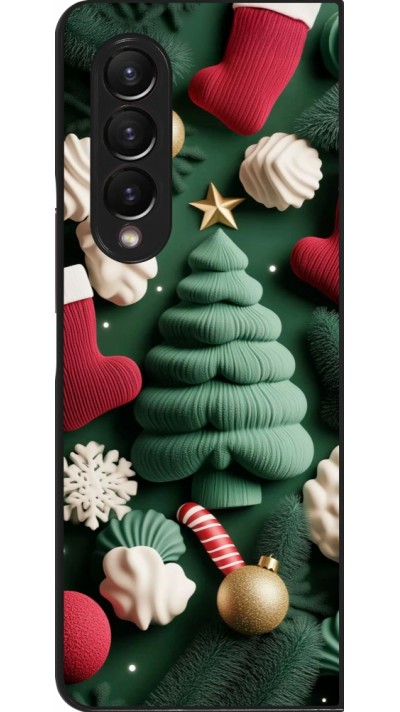 Coque Samsung Galaxy Z Fold4 - Christmas 25 Christmas textiles