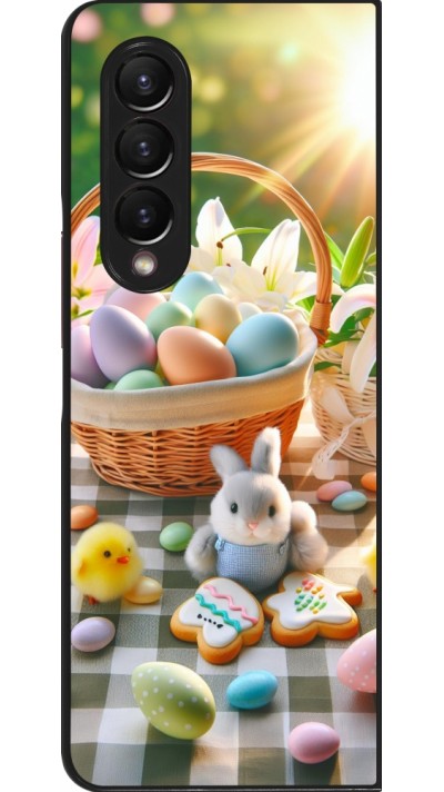 Coque Samsung Galaxy Z Fold4 - Easter 2025 Panier Pâques