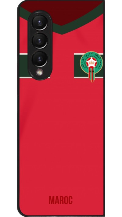 Samsung Galaxy Z Fold4 Case Hülle - Marokko 2022 personalisierbares Fussballtrikot