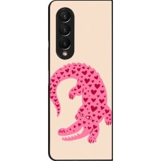 Coque Samsung Galaxy Z Fold4 - Pink crocodile 2026