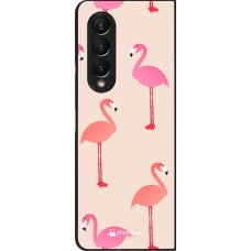 Samsung Galaxy Z Fold4 Case Hülle - Pink Flamingos Pattern