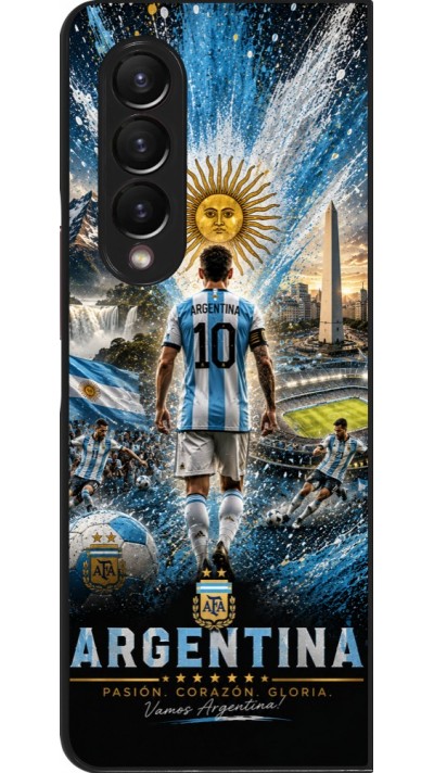 Coque Samsung Galaxy Z Fold4 - Football Argentine splash 2026