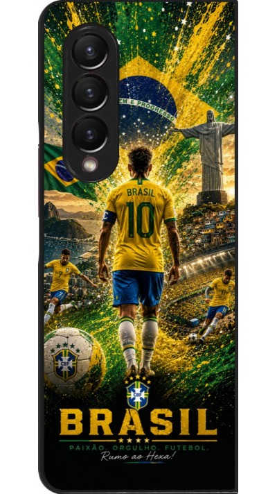 Coque Samsung Galaxy Z Fold4 - Football Brésil splash 2026