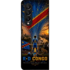 Coque Samsung Galaxy Z Fold4 - Football République démocratique du Congo splash 2026