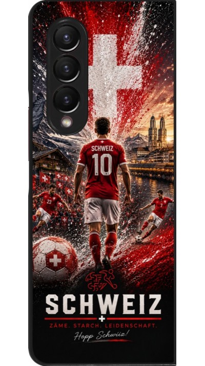 Coque Samsung Galaxy Z Fold4 - Football Schweiz splash 2026