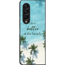 Coque Samsung Galaxy Z Fold4 - Summer 2025 Life is better at the beach