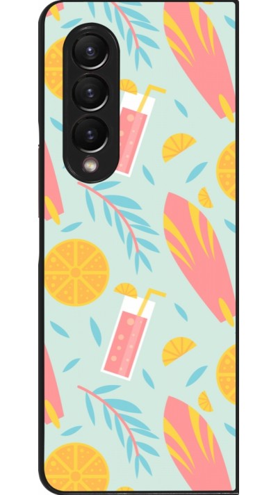 Coque Samsung Galaxy Z Fold4 - Summer 2025 Pattern citron