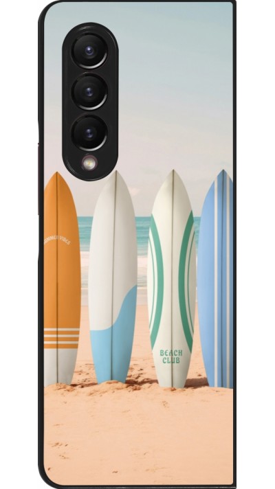 Samsung Galaxy Z Fold4 Case Hülle - Summer surfboard 2025