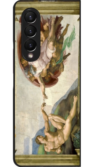Coque Samsung Galaxy Z Fold4 - Tableau art - La Création d’Adam - Michel-Ange