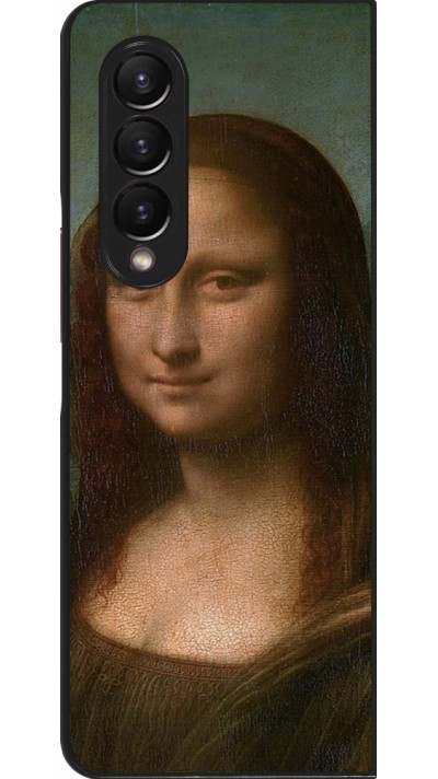 Coque Samsung Galaxy Z Fold4 - Tableau art - La Joconde - Léonard de Vinci