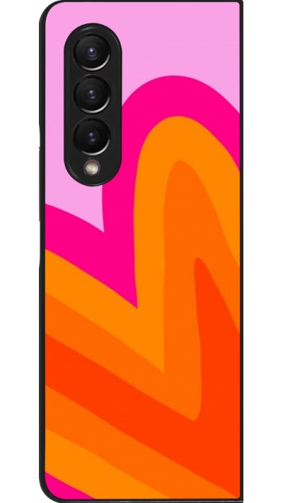 Coque Samsung Galaxy Z Fold4 - Valentine 2024 heart gradient