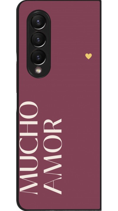 Coque Samsung Galaxy Z Fold4 - Valentine 2024 mucho amor rosado