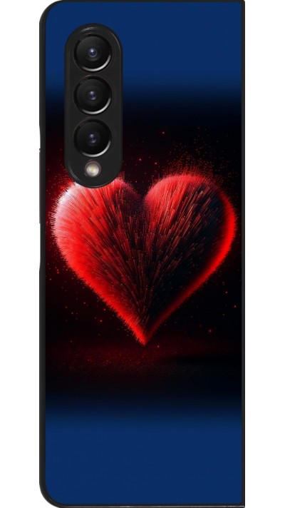 Coque Samsung Galaxy Z Fold4 - Valentine 2025 coeur rouge