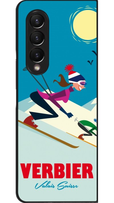 Coque Samsung Galaxy Z Fold4 - Verbier Ski Downhill
