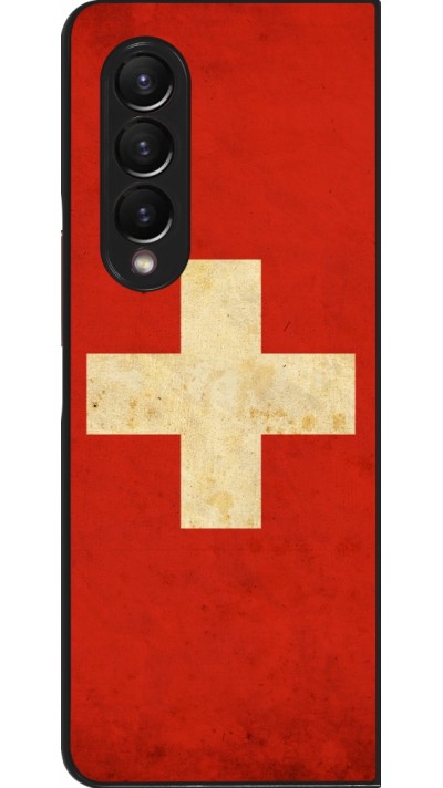 Coque Samsung Galaxy Z Fold4 - Vintage Flag SWISS