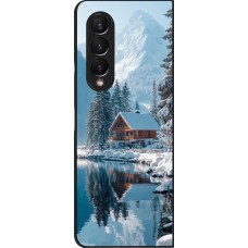 Coque Samsung Galaxy Z Fold4 - Winter 25 Winter house forest day