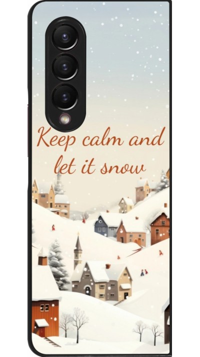 Coque Samsung Galaxy Z Fold4 - Winter 25 Winter Keep calm and let it snow