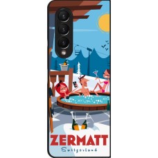 Samsung Galaxy Z Fold4 Case Hülle - Zermatt Mountain Jacuzzi