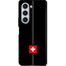 Samsung Galaxy Z Fold5 Case Hülle - Silikon schwarz Kanton CH schwarz