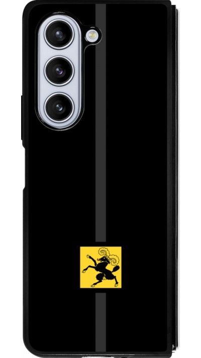Coque Samsung Galaxy Z Fold5 - Silicone rigide noir Canton SH noir