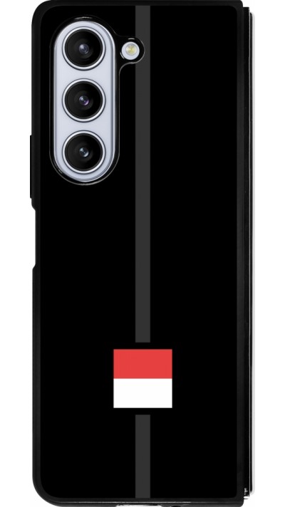 Coque Samsung Galaxy Z Fold5 - Silicone rigide noir Canton SO noir