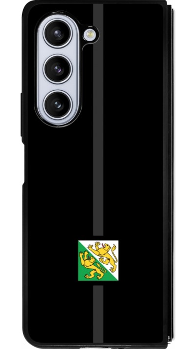 Coque Samsung Galaxy Z Fold5 - Silicone rigide noir Canton TG noir