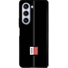 Samsung Galaxy Z Fold5 Case Hülle - Silikon schwarz Kanton VS schwarz