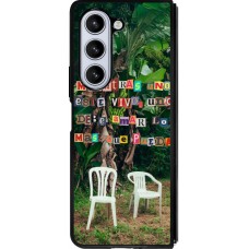 Samsung Galaxy Z Fold5 Case Hülle - Silikon schwarz Chairs DTMF