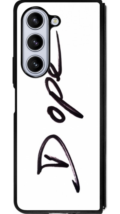 Samsung Galaxy Z Fold5 Case Hülle - Silikon schwarz Dope