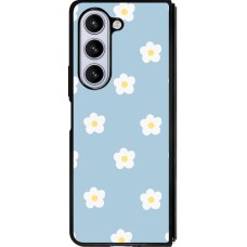 Coque Samsung Galaxy Z Fold5 - Silicone rigide noir Easter 2024 daisy flower