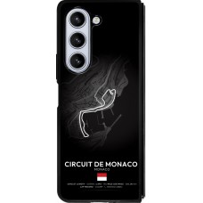 Coque Samsung Galaxy Z Fold5 - Silicone rigide noir F1 Track 2025 Monaco