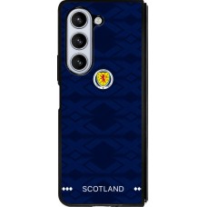 Coque Samsung Galaxy Z Fold5 - Silicone rigide noir Maillot de football Ecosse 2026 personnalisable