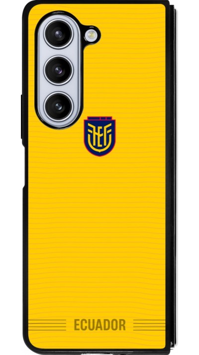 Samsung Galaxy Z Fold5 Case Hülle - Silikon schwarz Ecuador 2026 personalisierbares Fussballtrikot