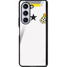 Samsung Galaxy Z Fold5 Case Hülle - Silikon schwarz Ghana 2022 personalisierbares Fussballtrikot
