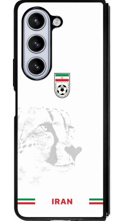 Samsung Galaxy Z Fold5 Case Hülle - Silikon schwarz Iran 2026 personalisierbares Fussballtrikot