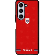 Coque Samsung Galaxy Z Fold5 - Silicone rigide noir Maillot de football Panama 2026 personnalisable