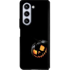Samsung Galaxy Z Fold5 Case Hülle - Silikon schwarz Halloween 2023 discreet pumpkin