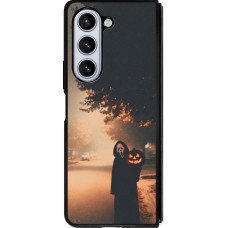 Samsung Galaxy Z Fold5 Case Hülle - Silikon schwarz Halloween 2025 Scream