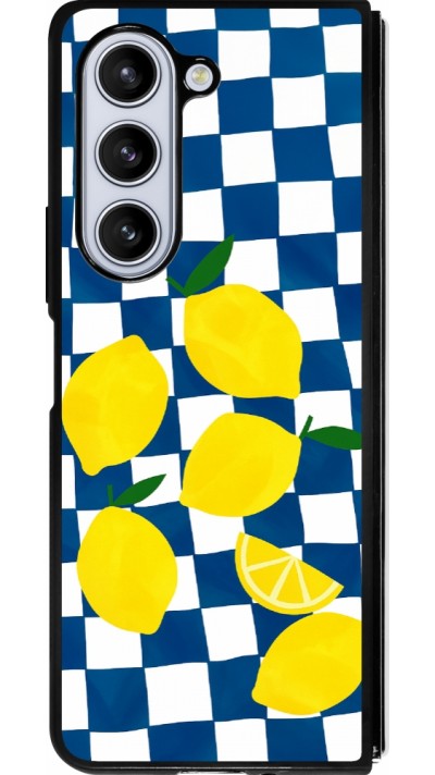 Samsung Galaxy Z Fold5 Case Hülle - Silikon schwarz Illustration lemons 2026