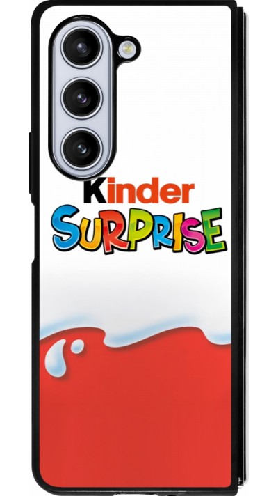 Coque Samsung Galaxy Z Fold5 - Silicone rigide noir Kinder Surprise