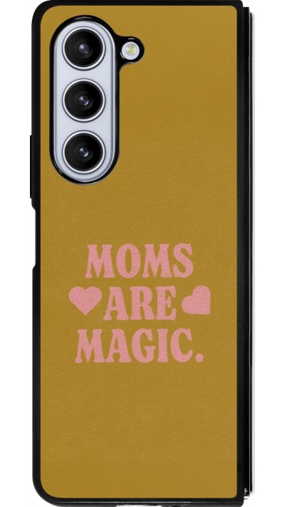 Samsung Galaxy Z Fold5 Case Hülle - Silikon schwarz Mom 2026 Are Magic