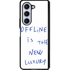 Samsung Galaxy Z Fold5 Case Hülle - Silikon schwarz Offline is the new luxury
