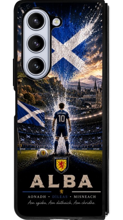 Samsung Galaxy Z Fold5 Case Hülle - Silikon schwarz Fussball Schottland splash 2026