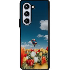 Samsung Galaxy Z Fold5 Case Hülle - Silikon schwarz Hot air balloon Spring 2026