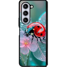 Samsung Galaxy Z Fold5 Case Hülle - Silikon schwarz Ladybird in bloom Spring 2026