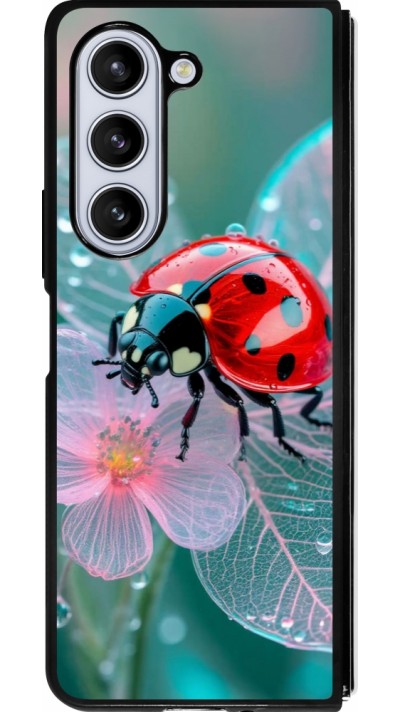 Samsung Galaxy Z Fold5 Case Hülle - Silikon schwarz Ladybird in bloom Spring 2026