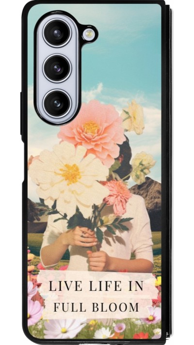 Samsung Galaxy Z Fold5 Case Hülle - Silikon schwarz Live life in full moon Spring 2026
